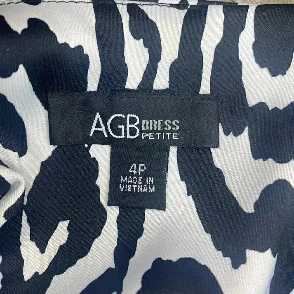 Womens AGB Black and White Dress - 4P - Picture 12 of 12
